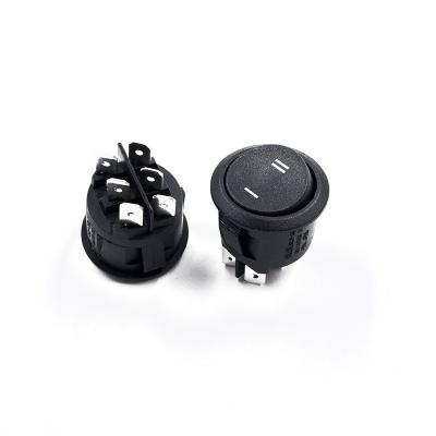 China Home Appliances & Consumer Electronics& Wholesale 6A 250V JEC RL3-5(X)B-BB-4H Round Black Medical Button Machine Rocker Switch Dashboard On-Off Panel for sale