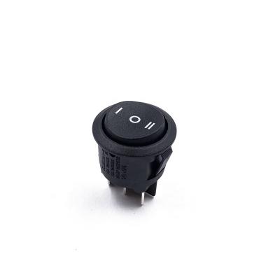 China Home Appliances & Consumer Electronics& Medical Machine JEC RL3-5 (X) - C-BB-6T 6A 2 Pin Micro Round 250v BLACK Rocker Switch for sale