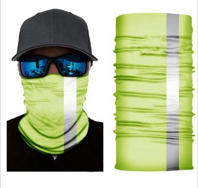 China 100% Multifunctional Cotton Color Reflective Bandana for sale