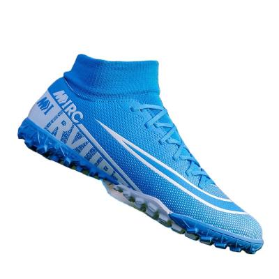 China Fashion\Comfortable\Durable Soccer Boots Microfiber Leather Outdoor Professional Mens High Heel Football Soccer Boots For Teenagers for sale