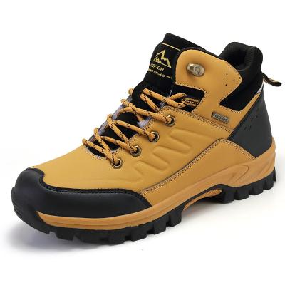 China 2022 Massage CAT Men's Martin Boots Outdoor Shoes Warm Outdoor High Top Safety Shoes Mountaineering Work Boots for sale