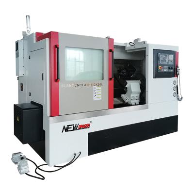 China Machinery Repair Shops CK36L High Precision Mini Slant Bed CNC Lathe Machine For Metal for sale