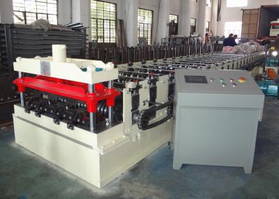 China PLC Controlled Automatic Roll Former , Metal Floor Deck Roll Forming Machine for sale