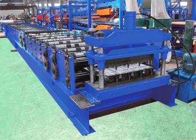 China Dovetail Decking Floor Roll Forming Equipment For 760mm Cover Width Profile for sale