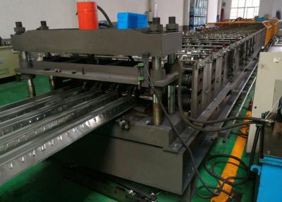 China Corrugated Floor Deck Roll Forming Machine , 0.8 - 1.5mm Thick Metal Roll Former for sale