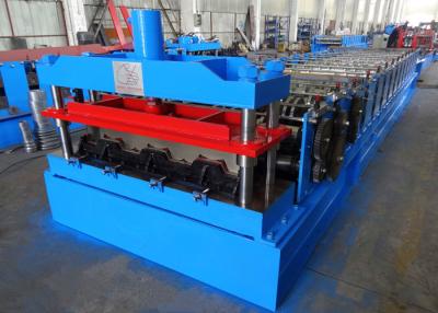 China Fully Automatic Sheet Roll Forming Machine For Steel Floor Decking W Profile for sale