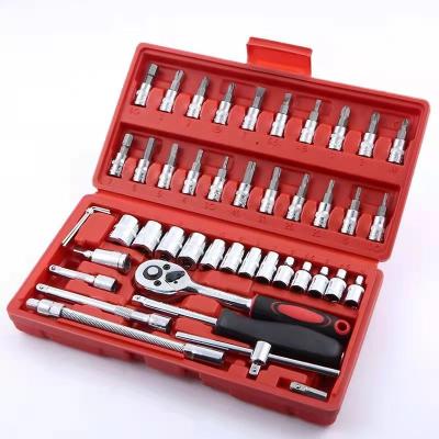 China Household Tool Kit Factory Direct Sales Wrench Combination Ratchet Combination Wrench Tool Box for sale