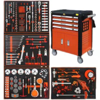 China Factory direct sales 264 sets workshop cabinet garage tools car, with 7 drawers car repair combination tool kit for sale