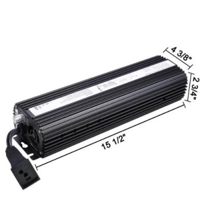 China Electronic Air Cooled Fan Cooled Electronic Ballast 120-240V For Grow Light Indoor Garden Use for sale