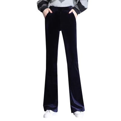 China New Autumn And Winter Anti-Static Fashion Women's Velvet Pants FLARING PANTS Jogging Sportswear for sale