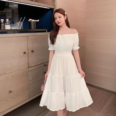 China High Quality Anti-wrinkle Embroidery Summer Midi Dresses Maxis For Women Elegant Casual Dress Fashion Dress for sale