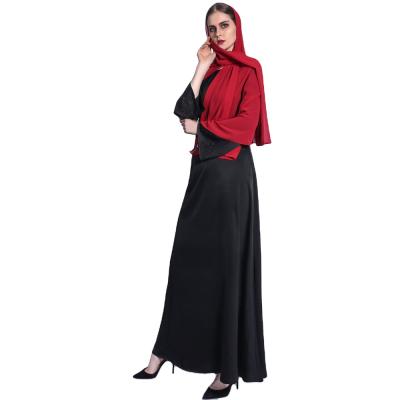 China Muslim Abaya Dresses Sequins Drilling Fit Fabric Long Dress Saree Party Wear High Quality Slim Elegant Hot Women Clothing Muslim Abaya Dresses for sale