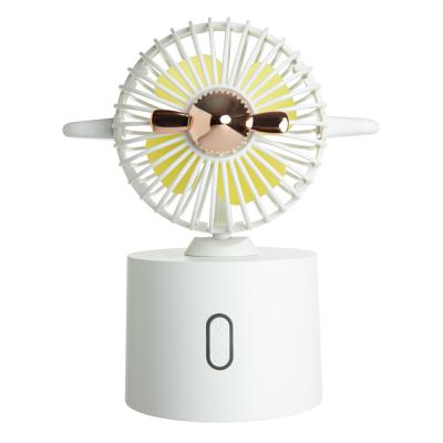 China Hotel Airplane Fan Three Speed ​​Oscillating Mini Pocket Multi-Angle Low Noise Fan for sale