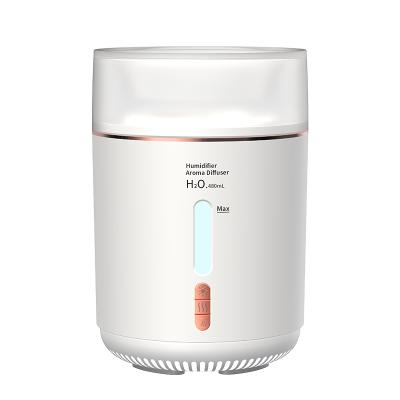 China Household Water Shortage Auto Power Off H2O Double Mist Humidifier Aroma Diffuser for sale