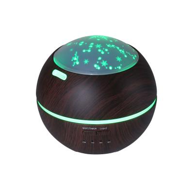 China Household Wood Grain Cool Mist Humidifier Diffuser Ultrasonic Aroma Essential Oil Diffuser for sale