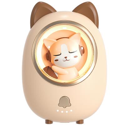 China Outdoor Cute Pet Train Portable Outdoor Heater Overheat Protection Power Bank Hand Warmer With Atmosphere Lamp for sale