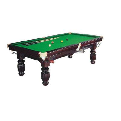 China American railroad metal 8 foot solid wood pool table/rock pool table for sale