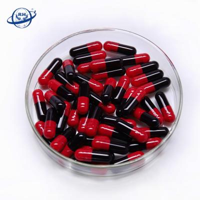 China 100% Fast Soluble Red Black Empty Bone Glue Capsule Size 00 0 1 2 3 4 for sale