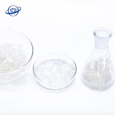 China 100% Clear Bone Glue Capsules Size 0 Empty Capsules Pill Capsules for sale