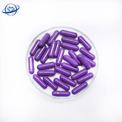 China 100% Halal Meat Bone Glue Certificated Medical Size 00 Purple Empty Capsule Shells for sale