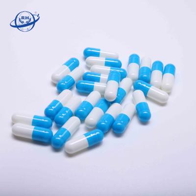 China 100% Egypt Capsule Size 0 Color Empty Enteric Coated Empty Capsule Bone Glue Blue White for sale