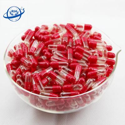 China 100% Medical Bone Glue Red Clear Empty Capsule Size 1 for sale