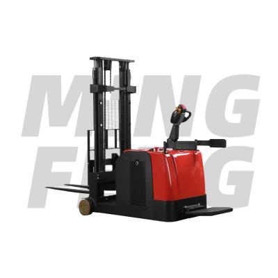 China Hydraulic systems mingfeng full electric pallet stacker Christmas hydraulic stacker for sale