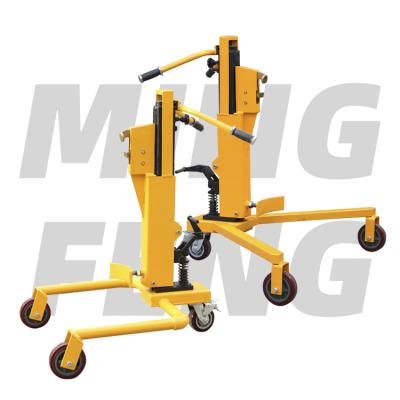 China Hotels mingfeng move, tilt and unload 30 and 55 gallon heavy drum manual lifting truck easily for sale