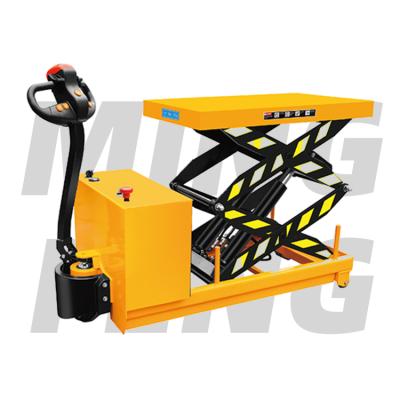 China Hotels mingfeng platform car MEMT400 fully electric scissor lift table for sale