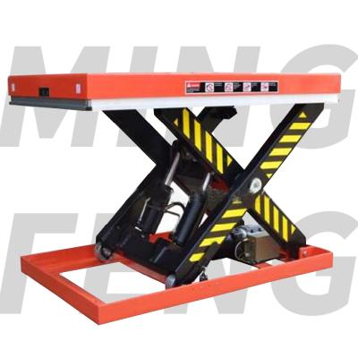 China Material handling mingfeng electric stationary fixed scissor hydraulic table lift for sale