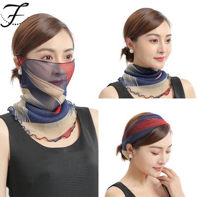 China Soft Touch Feeling FIONA Custom Wholesale New Women Headscarf Sunscreen Veil Spring and Summer Turban Headwear Fashion Scarf for sale