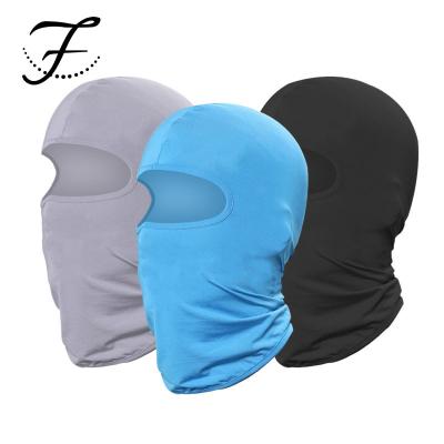 China FIONA Summer Men Elastic Cooling Neck Gaiter Sun Protection Running Hood UV Windproof Recycling Protective Ski Scarf Balaclava Face Mask for sale