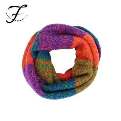 China FIONA Competitive Price Women Girl Warm Wear Thicken Soft Custom Acrylic Winter Warm Snood Scarf for sale