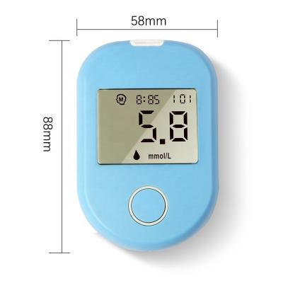 China Plastic Glucometer Medical Device for Measuring Diabetic Blood Sugar Detection Blood Glucose Meter Diabetes for sale