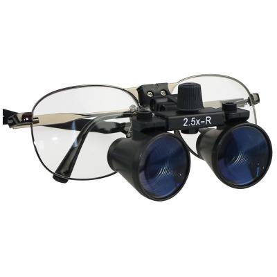 China Plastic Dental Equipment 2.5X/3.5X Binocular Dental Loupes With LED Head Light Medical Surgical Glasses Dental Lab for sale