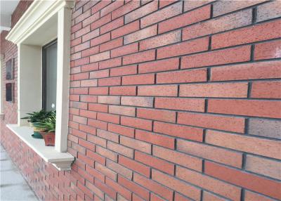 China Matte Finish Outdoor Fake Brick Wall Covering Extrusion Sintered Process for sale