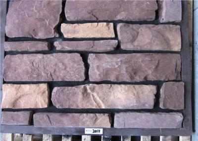 China Piedra de pared artificial decorativa anticongelante 40X200MM-135X500MM en venta