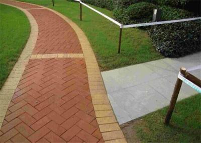 China Tamanho diferente sólido aglomerado da entrada de automóveis dos Pavers do tijolo vermelho para a passagem do jardim à venda