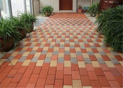 China Standard Size Clay Paving Brick Interlocking Brick Pavers 30 / 40 / 50 / 60mm for sale