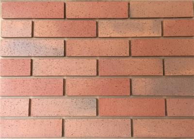 China Outside Wire Cut Red Cladding Exterior Thin Brick For Building Construction for sale