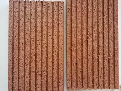 China 300x150x15mm Wall Facing Red Color ISO Exterior Thin Brick Veneer for sale