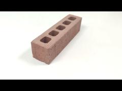 Red Five Holes Clay Brick / Hollow Clay Blocks For Building Wall Construction