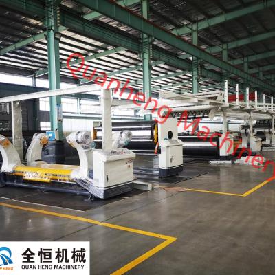 China QH 2200-150-5ply Corrugated Cardboard / Corrugated Cardboard Production Line Making Line for sale