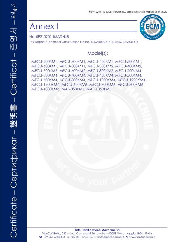 CE - Jiangsu Meigaomei Air Conditioning Equipment Co., Ltd.