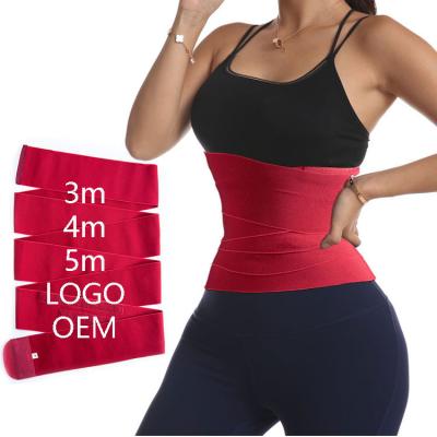 China One Size Comfortable Breathable Elastic Waist Trainer Wrap Snatch I Bandage Trummy Waist Wrap Trimmer Belt for sale