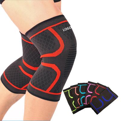 China Elasticity Gym Sports Fitness Knee Braces Adjustable Running Joint Support Elastic Knee Support Brace for sale