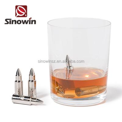 China Sustainable Fast Delivery Whiskey Rocks Stones Stainless Steel Cooling Ice Cube for sale