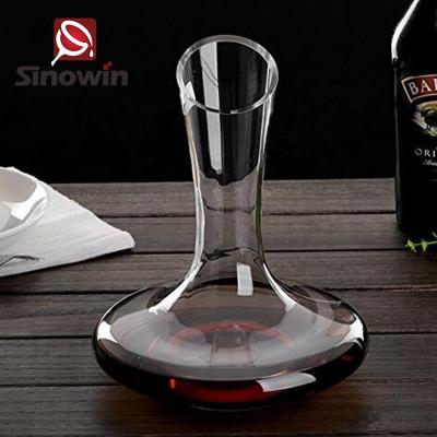 China Newest Viable Design 100% Tested Before Delivery Crystal Glass Wine Aerator Pourer for sale