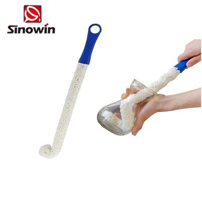 China Wholesale Modern Glass Cup Cleaner Wine Decanter Cleaning Bottle Glass Brush for sale