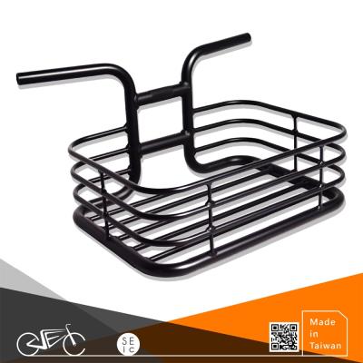 China T6 alloy bicycle handlebar with basket of city bike/fixed gear/single gear bike for sale